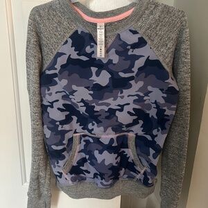 Sweatshirt gray and purple